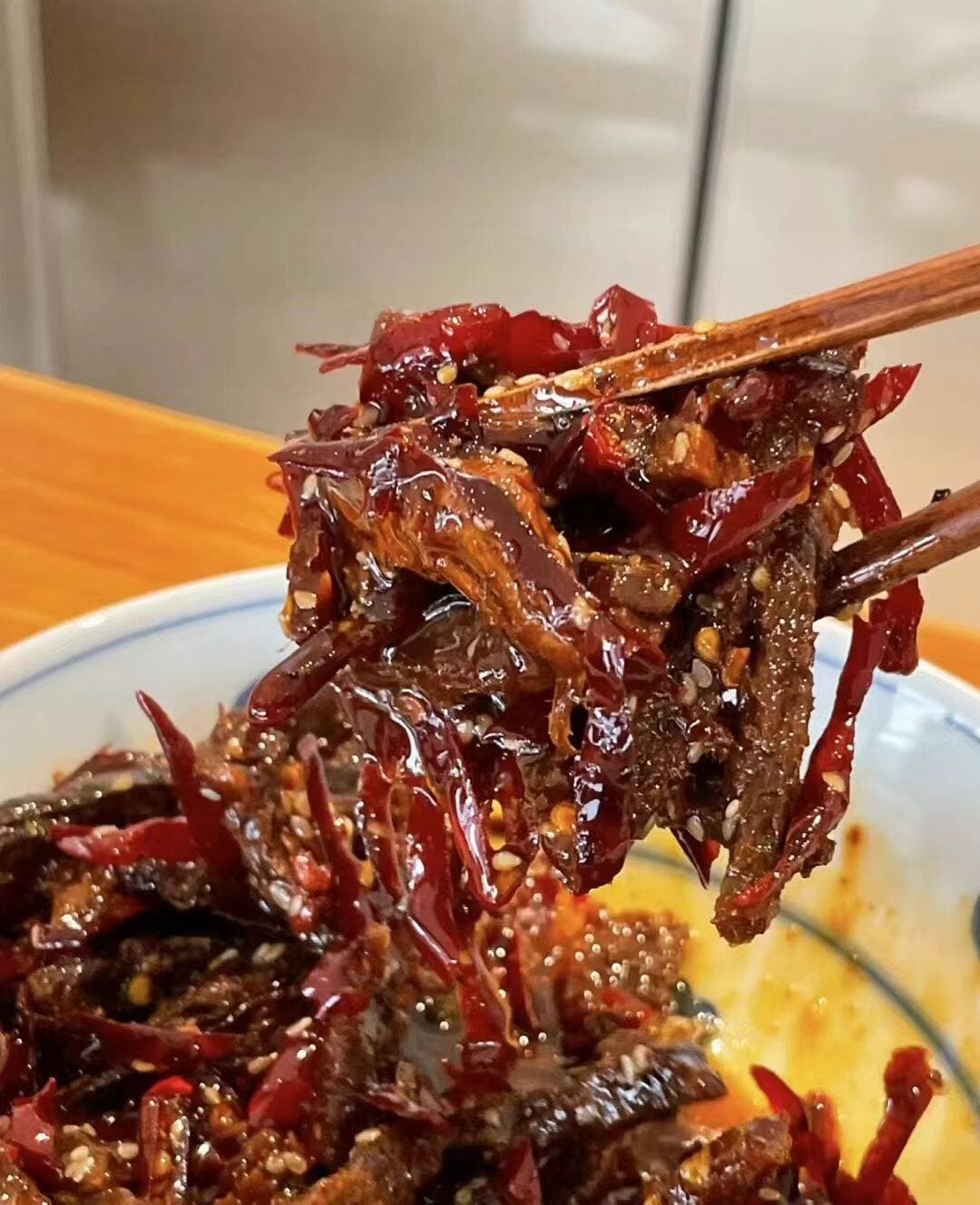 麻辣牛肉干